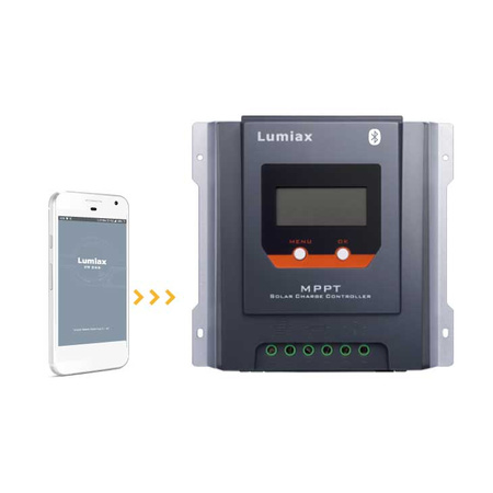 Laderegler für Photovoltaikmodule 30A Bluetooth Lumiax MPPT 12V-24V