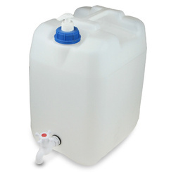 Außenwaschbecken - 20 l Kanister mit Wasserhahn und Seifenspender