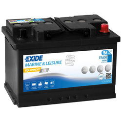 Batterie EXIDE GEL ES 650 56Ah