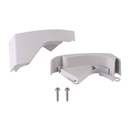 Frontblendenendkappen eloxiert TO 6300, Satz links und rechts