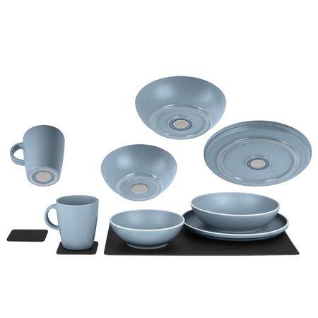 Geschirrset Dolomit magnetisch