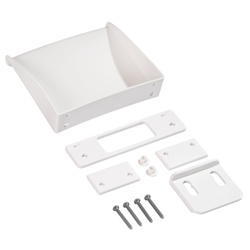 Thetford Bodenmontageset Kunststoff Signal Weiß 26,7x21,6 cm