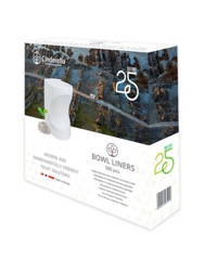 TOILET BAGS shell liners Cinderella TRAVEL 500 Stück.