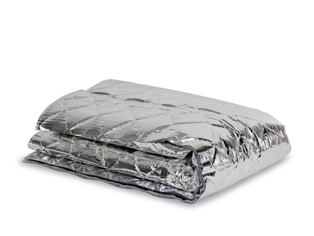 Thermoisolierung für Fenster zum Selbermachen - Carbest DIY Set, 7-lagiges Material 3,5 x 1,55 m, grau/silber