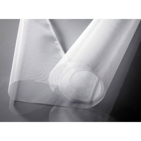 Fliegengaze-Rollostoff genäht mit Keder