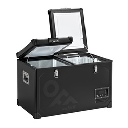 Indel B STEEL TB65DD 60L Kühl-/Gefrierkombination – Zweikammer-System mit Doppelthermostat