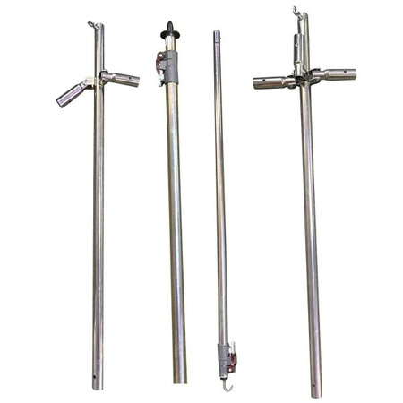 CAMPTECH Grundgerüst Citrin 8-10 - Stahl ø 22 mm, für Sonnendach Citrin Gr. 8-10, 7,15 kg