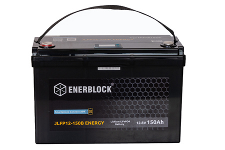 120AH LITHIUM LiFePO4 ENERBLOCK 12.8V Akku mit Heizmatte