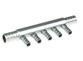 5CYL Gasverteiler Aluminium 6mm