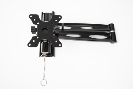 Carbest Simon Luxus XL 493984 TV-Halterung - Doppelarm 650 mm, schwarz glänzend, VESA 50/75/100, Bildschirme 13-30 Zoll, bis 10 kg