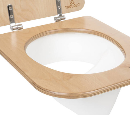 TROBOLO Einsatz für Komposttoilette, weiß – Urinseparator