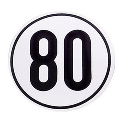 Schild 80 km/h