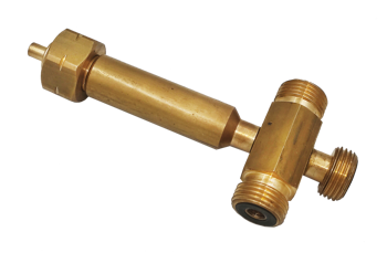 Verteiler / Quadrant für Gasflasche für 3 Abgänge W 21,8/14 L / WEW. W 21.8/14 L