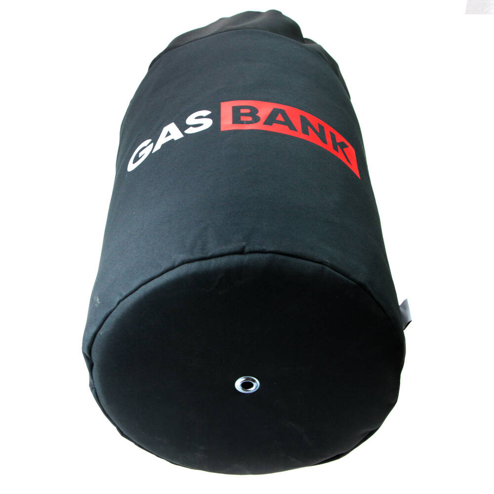 Unterseite der GasBank Thermohülle mit Öffnung