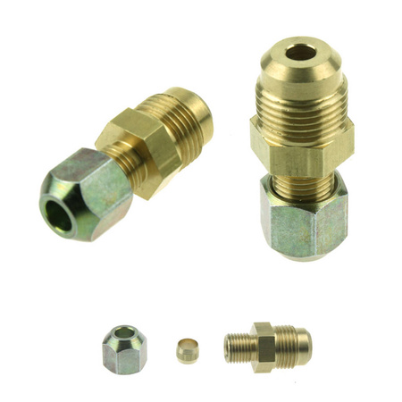 Adapter für Rohr 8 mm auf 3/8" UNF JIC (Außengewinde)