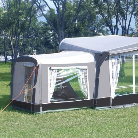 CAMPTECH Anbau Topas Air für Vorzelt Topas Air - Küche, Abstellraum oder Schlafplatz, hellgrau und dunkelgrau, 11,9 kg