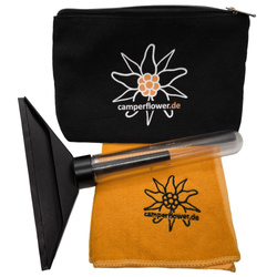 UniCamp Frontscheibenabzieher Schwarz 22 cm