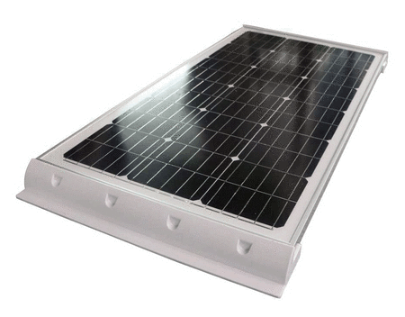 2Stück.- Montagehalterungen 680mm WHITE für Solarpaneele für Wohnmobile, Yachten, Boote und Wohnwagen