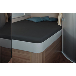 Spannbettlaken, 142 x 195 (158 / 42) cm für französisches Bett im Reisemobil