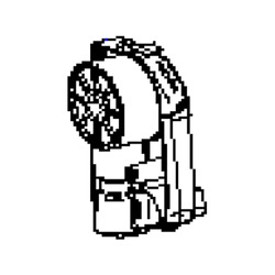 Endplatte links inkl. Kurbelwerk TO 4900, anthrazit