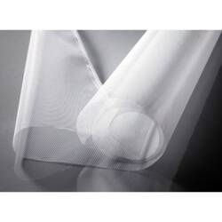 Fliegengaze-Rollostoff genäht mit Keder