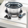 Cookvision nesto Kochgeschirr-Set 11-teilig - 3 Töpfe, Pfanne, Deckel, abnehmbarer Griff, Induktion, für Wohnmobil