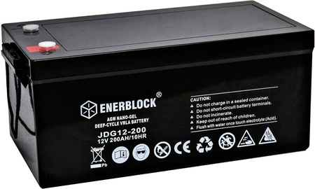 120AH LITHIUM LiFePO4 ENERBLOCK 12.8V Akku mit Heizmatte
