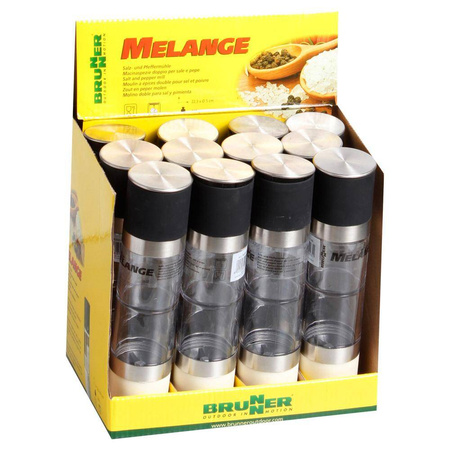Thekendisplay Melange Salz- und Pfeffermühle Brunner