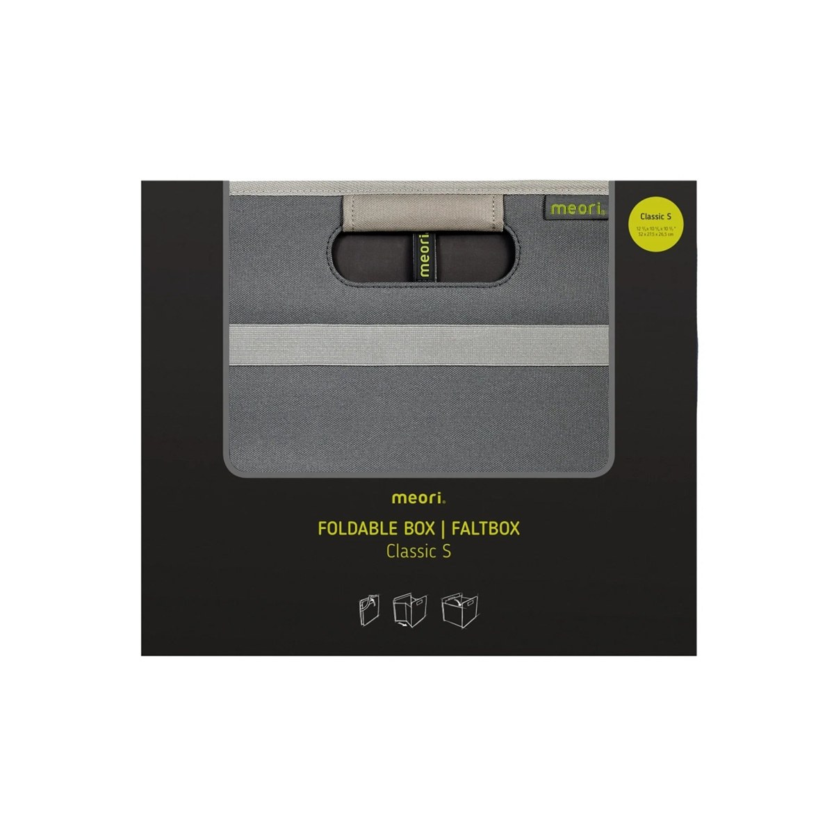 meori Faltbox Classic S Granite Grey 15 l