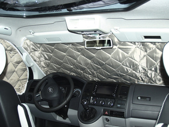 Thermoisolierung Fahrerhaus Citroen Jumpy / Fiat Scudo / Peugeot Expert 2006-2016 - Carbest Isoflex Thermomatten, 9-lagig, 3-teilig