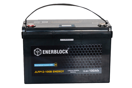 120AH LITHIUM LiFePO4 ENERBLOCK 12.8V Akku mit Heizmatte