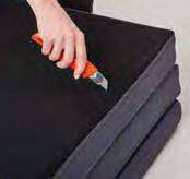 Schlafmodul für VW T7 Multivan anthrazit, 2020x1300x75 mm