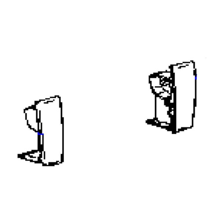 Frontblendenendkappen TO 4900 eloxiert, Satz links und rechts
