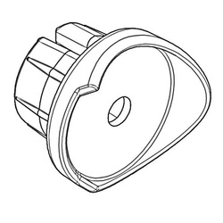 BR-SYSTEMS Blindstopfen für Querrohr Fahrradträger 20g