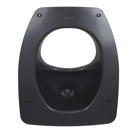 Separett Privy 500 Urintrenneinsatz mit isoliertem EPS Sitz, Grau