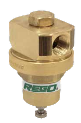 REGO RG022A Kryoregulator 1/4" F.NPT Voreinstellung auf 22 PSIG (Bereich 0-30 PSI)