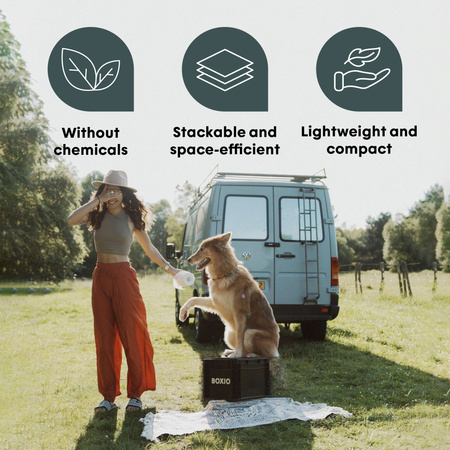 BOXIO TOILET PLUS - Trenntoilette im Euroboxformat mit Starterset