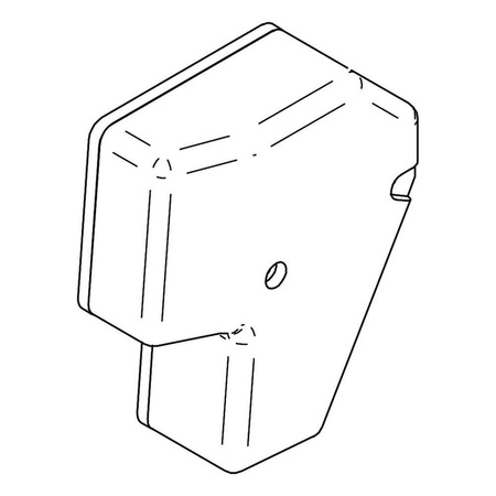 Abdeckkappe für Motor Thule Double Step 12V Alu