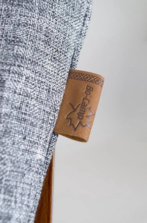 Bo-Camp klappbarer Campingstuhl L Grau Urban Outdoor - Bloomsbury - Oxford Polyester