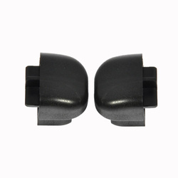 Endkappen, schwarz, Satz links und rechts