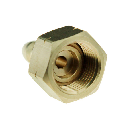 Kupplung ohne Dichtung für 11 kg Zylinder für 9 mm Schlauch W21.8x1/14 LH