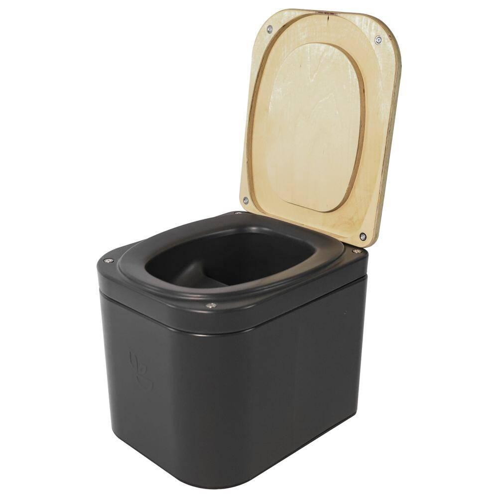 Trelino Origin M Anthrazit mit Holzdeckel - Komposttoilette, Foto 1