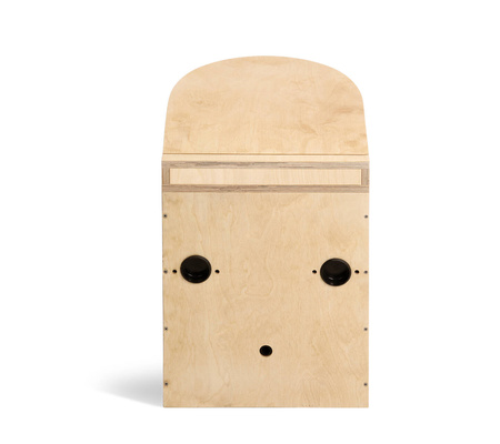 TROBOLO LunaBlœm - vorgeölte Trenntoilette aus Holz mit runder Front
