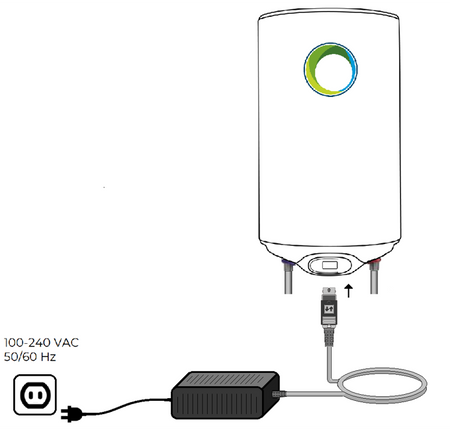 AC-Netzteil 18v - 140W - für 30l und 80l Photovoltaik-Wassererhitzer Kessel
