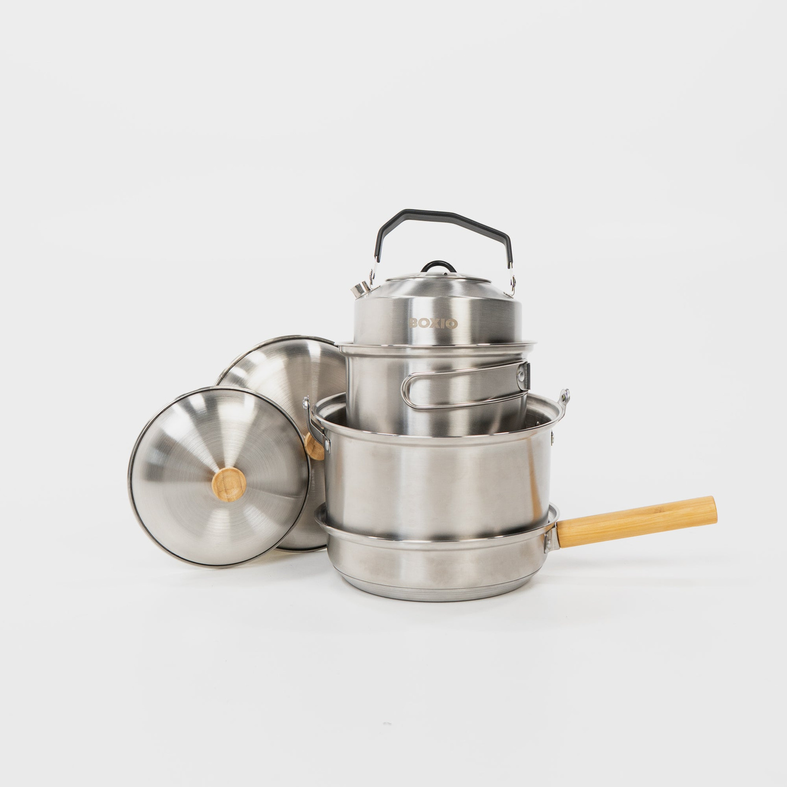 Topfset BOXIO COOKWARE aus Edelstahl