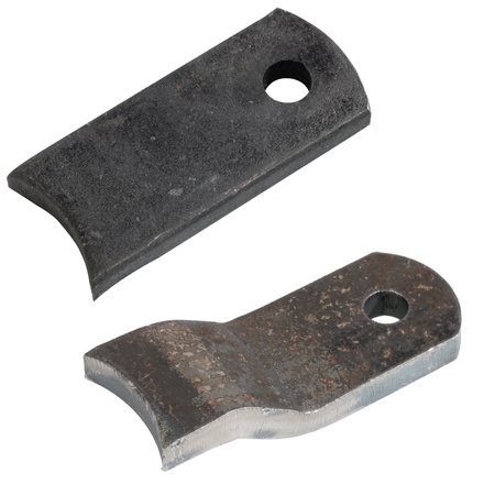 Moog Geschweißte Platte für Stoßdämpfer, schwarz 90x10x41 mm