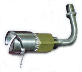 RegO-Schnellkupplung mit Buchse, 10 GPM/Entlüftung, 90Grad. Rohr - 11175