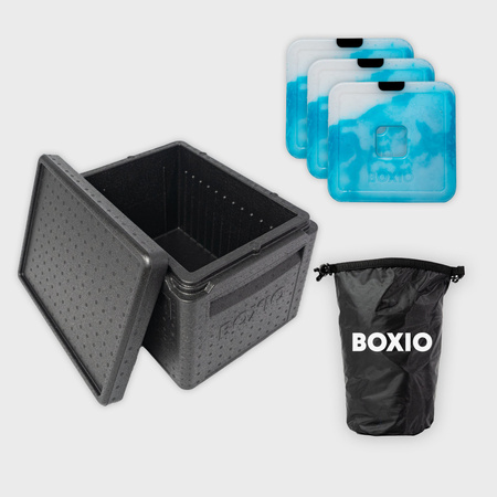 BOXIO COOL - passive Kühlbox aus EPP im Euroboxformat 40 x 30 x 28 cm