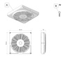 Fiamma Kit Turbo-Vent F 07501A01 - Lüfterkit 12 V 36 W für Dachhaube Vent F Pro, Thermostat Polar Control, 35 m³/min