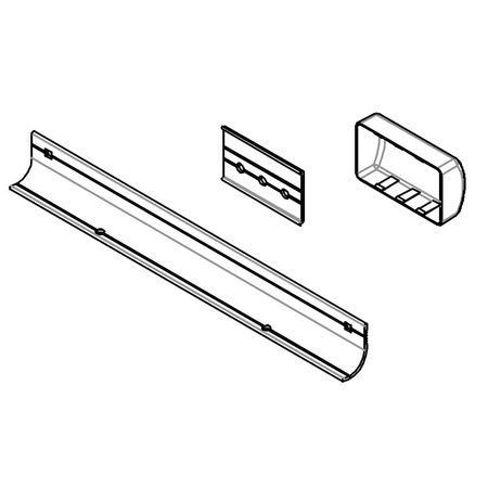 BR-SYSTEMS Untere Befestigungsteile Fahrradträger 350g